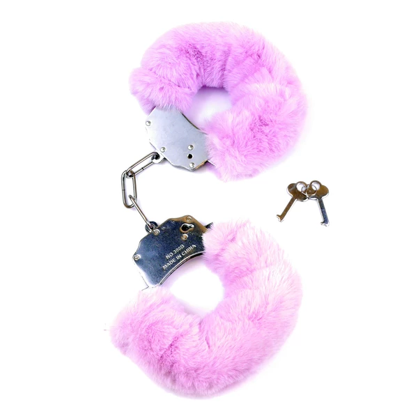 Fetish Fantasy Furry CuPurple - Kajdanki z futerkiem, fioletowe