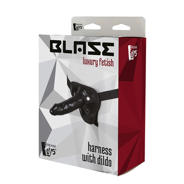 Dream Toys Blaze Harness With Dildo - Dildo strap on
