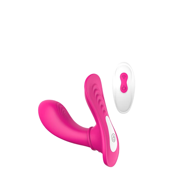 Dream Toys Vibes Of Love Remote Panty G Magenta - Wibrator klasyczny sterowany pilotem do bielizny