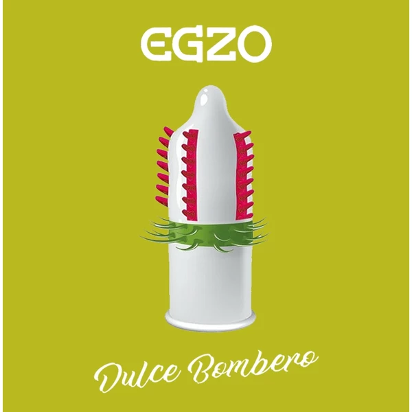 EGZO Dulce Bombero - Prezerwatywa 1szt ze specjalnymi wypustkami