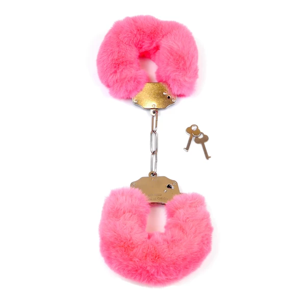 Fetish Fantasy Furry CuPink - Kajdanki z futerkiem, różowe