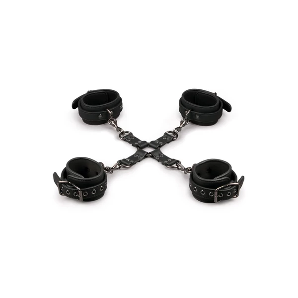 Easy Toys Hogtie With Hand And Anklecuffs - Zestaw do krępowania