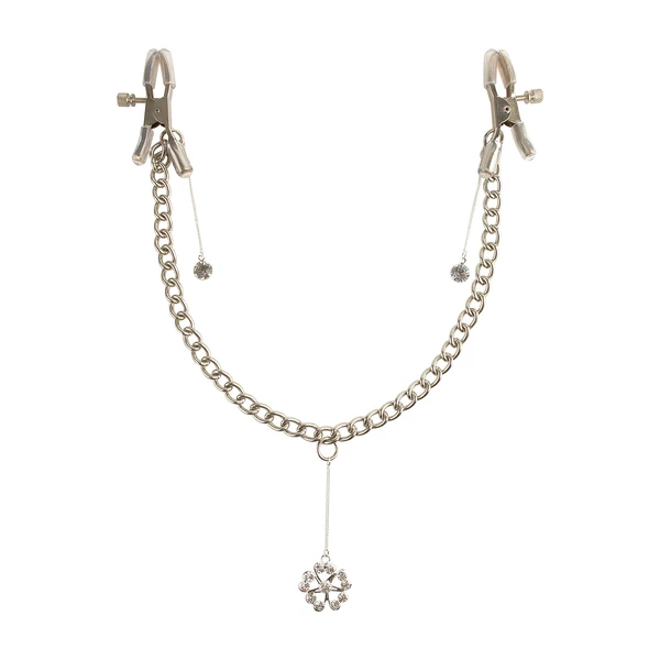 Fetish Fantasy Crystal Nipple Clamps - Zaciski na sutki