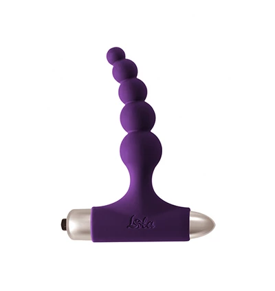 Lola Toys Vibrating Anal Plug Spice It Up Splendor Ultraviolet - Wibrujące koraliki analne, fioletowe