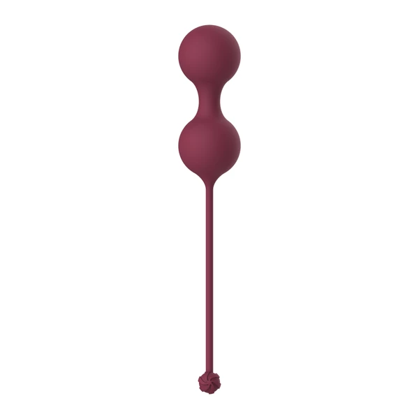 Lola Toys Vaginal Balls Set Love Story Diva Wine Red - Kulki gejszy, bordowe
