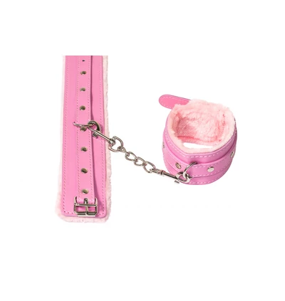 Lola Games Ankle Cuffs Party Hard Eternity Pink - Kajdanki do kostek, różowe