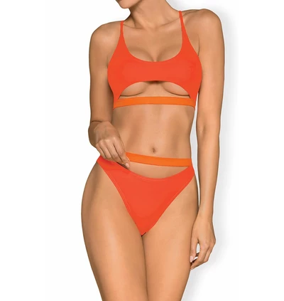 Obsessive Miamelle Tangerine - strój kąpielowy, Pomarańczowy
