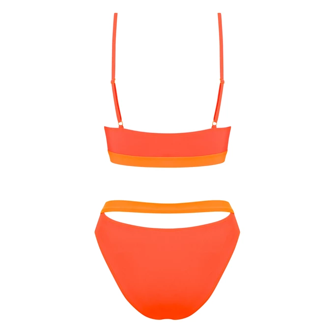 Obsessive Miamelle Tangerine - strój kąpielowy, Pomarańczowy