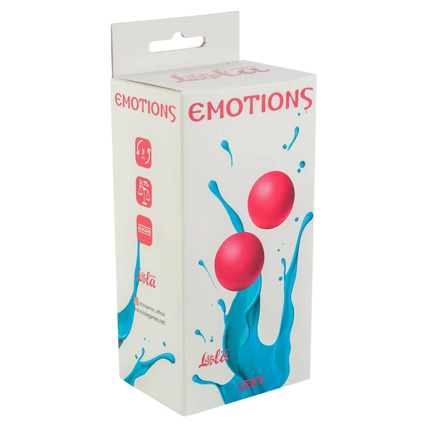 Lola Toys Vaginal BallsEmotions Lexy Large Pink - Kulki gejszy, różowe