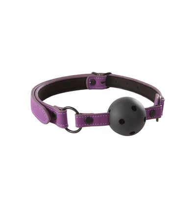 NS Novelties Lust Bondage Ball Gag Purple - Knebel z kulką, fioletowy