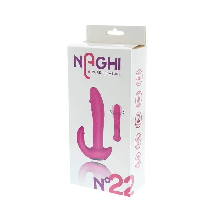 Naghi No.22 Duo Vibrator - Wibrator króliczek