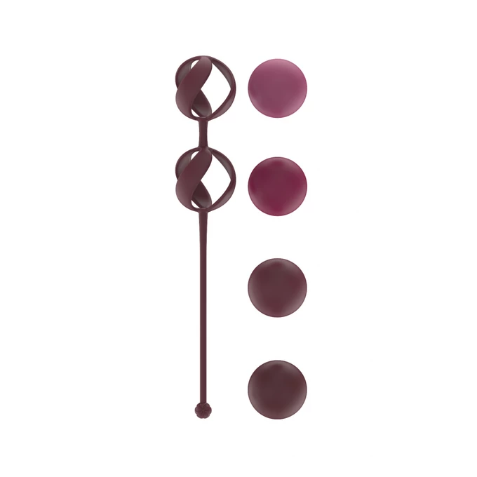 Lola Games Replacement Vaginal Balls Set Love Story Valkyrie Wine Red - Kulki gejszy, czerwone