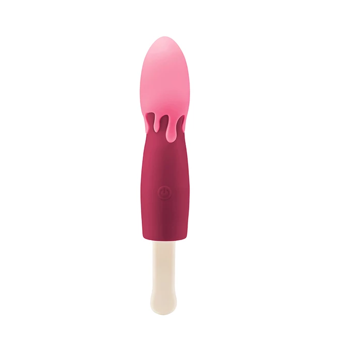 NMC Popsicle Rechargeable Vibe - Wibrator w kształcie loda, czerwony