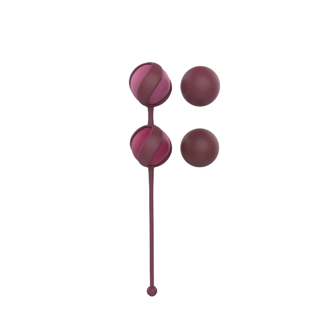 Lola Games Replacement Vaginal Balls Set Love Story Valkyrie Wine Red - Kulki gejszy, czerwone