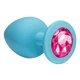 Lola Toys Anal Emotions Cutie Large Blue Pink Crystal - Korek analny z diamentem, różowy