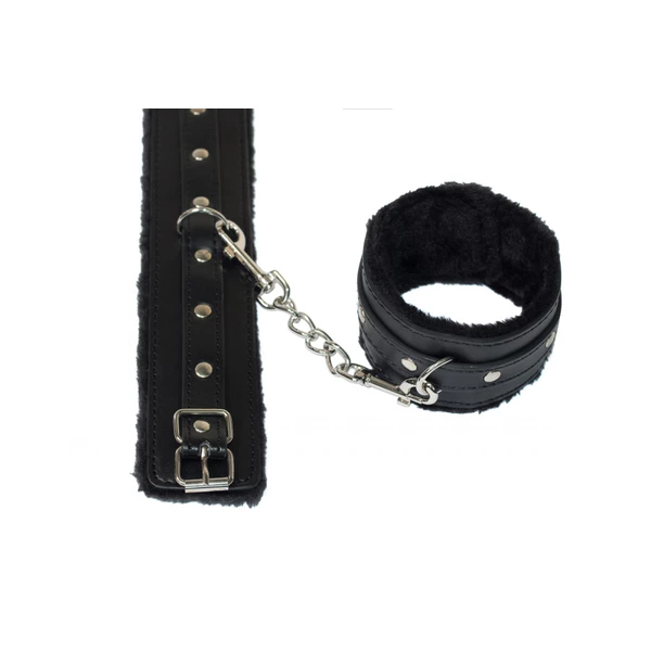 Lola Games Ankle Cuffs Party Hard Eternity Black - Kajdanki do kostek, czarne