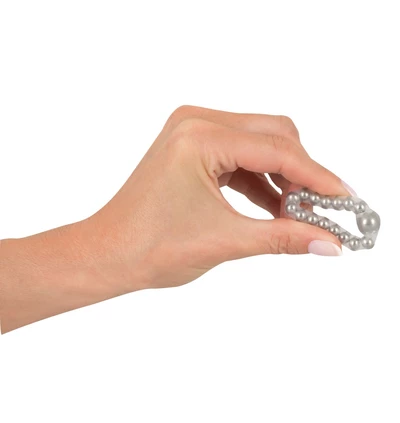 NMC Maximum Metal Ring - Metalowy pierścień erekcyjny w silikonowej tulejce