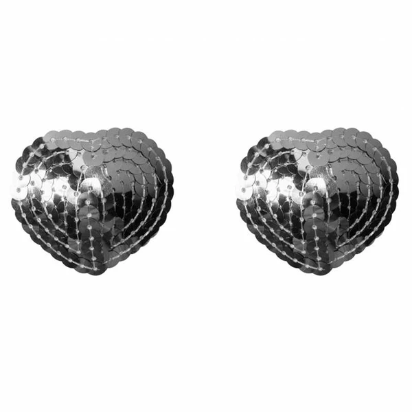 Lola Games Pasties Burlesque Rand Silver - Nasutniki, srebrne