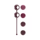 Lola Games Replacement Vaginal Balls Set Love Story Valkyrie Wine Red - Kulki gejszy, czerwone
