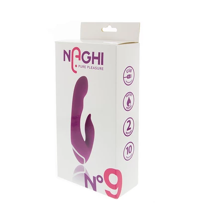 Naghi No.9 Duo Vibrator - Wibrator króliczek