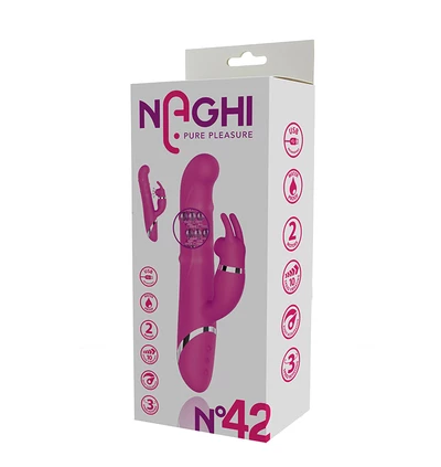 Naghi No.42 Duo Vibrator - Wibrator króliczek