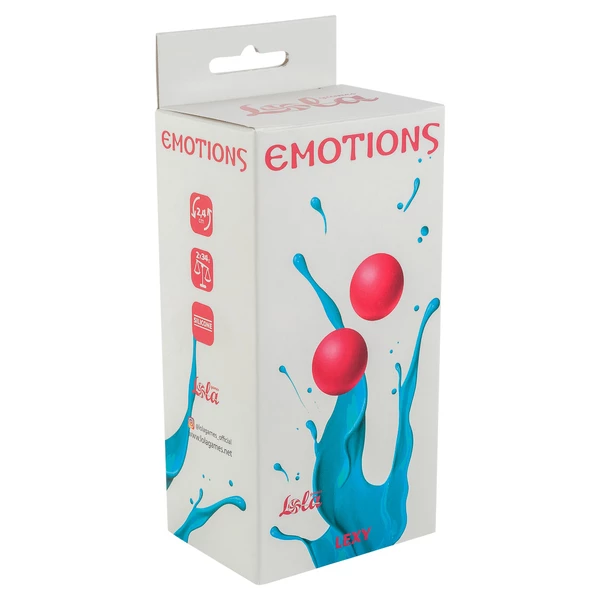 Lola Toys Vaginal BallsEmotions Lexy Small Pink - Kulki gejszy, różowe
