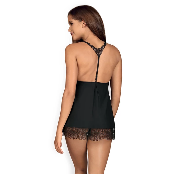 Obsessive Chiccanta - Babydoll, Czarna