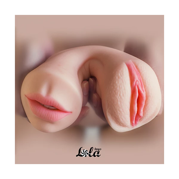 Lola Toys Satisfaction Double Masturbator Goddess Of Love - Masturbator naturalistyczny, podwójny