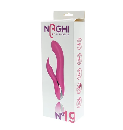 Naghi No.19 Duo Vibrator - Wibrator króliczek