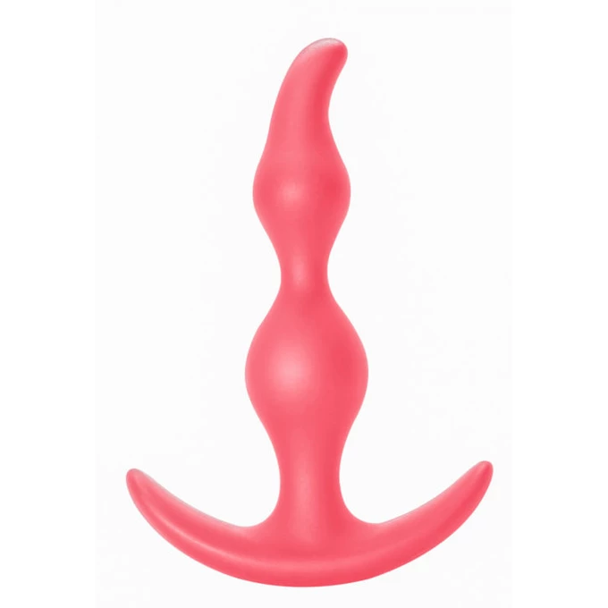 Lola Toys Anal Plug Bent Anal Plug Pink - Korek analny, różowy
