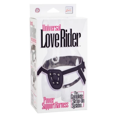 Love Rider Power Support Harness Black - Uprząż strap on