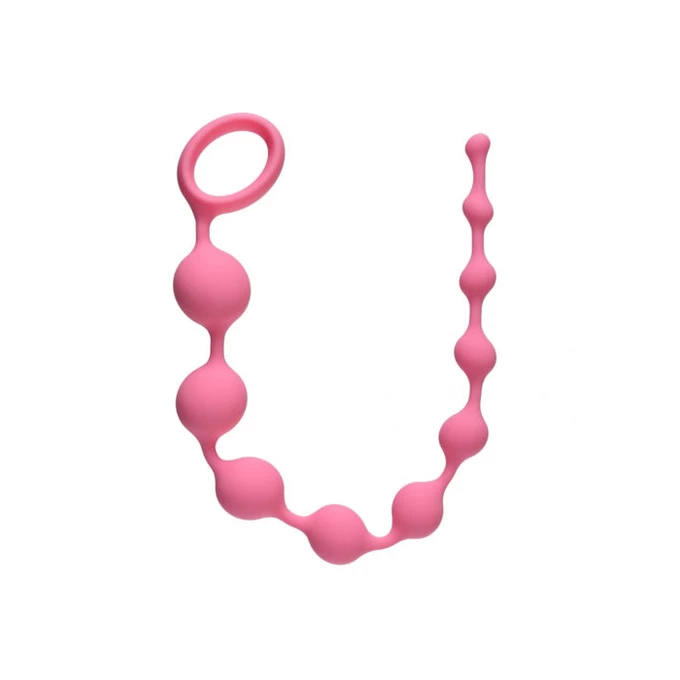 Lola Toys Anal Beads Long Pleasure Chain Pink - Koraliki analne, różowe