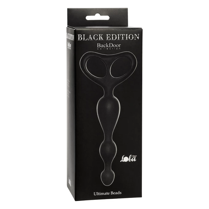 Lola Toys Ultimate Beads Black - Koraliki analne, czarne