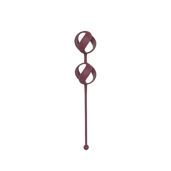 Lola Games Replacement Vaginal Balls Set Love Story Valkyrie Wine Red - Kulki gejszy, czerwone