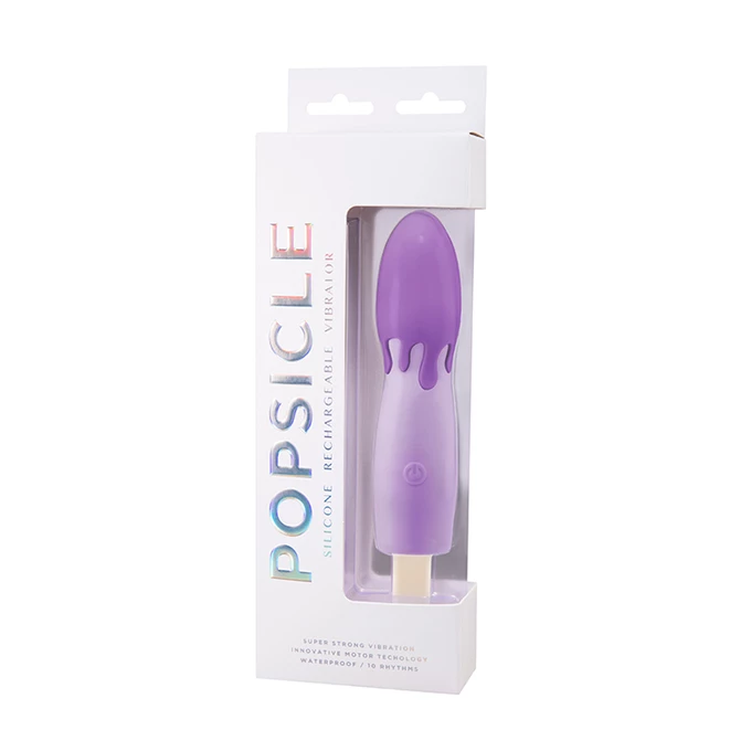 NMC Popsicle Rechargeable Vibe - Wibrator w kształcie loda, fioletowy
