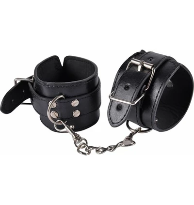 Power Escorts Kinky Cuffs Black Adjustable Cuffs - Kajdanki