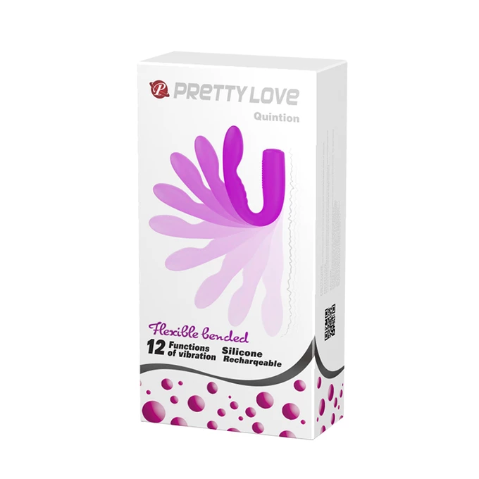 Pretty Love Quintion 12 Flexible - Wibrator klasyczny, elastyczny