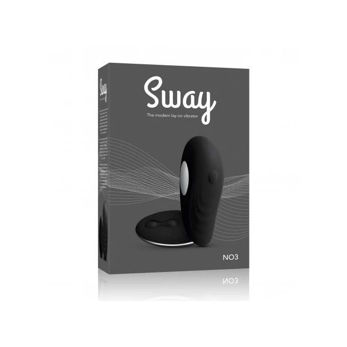 Sway Vibes No. 3 - Black - Wibrator łechtaczkowy do bielizny