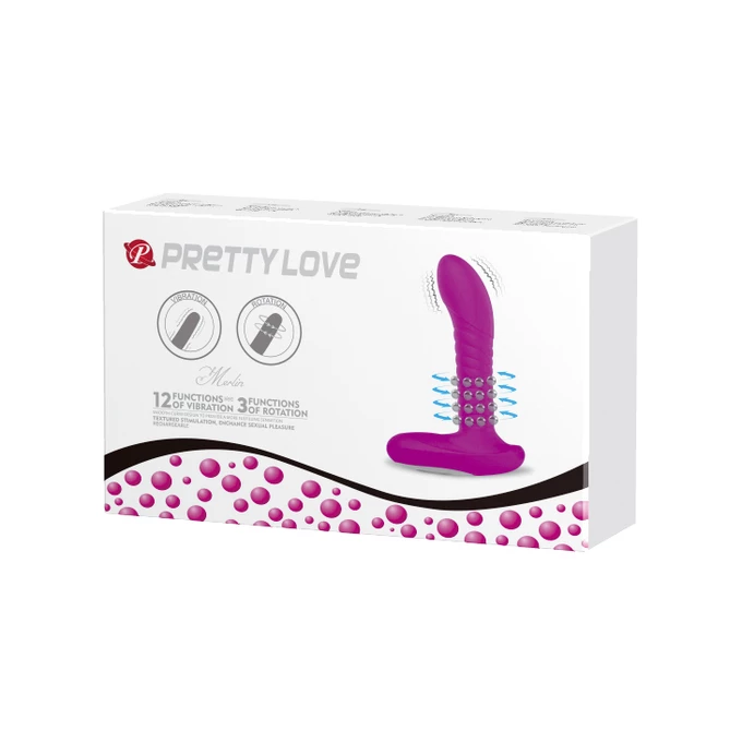 Pretty Love Prostate Massager 312 - Wibrujący masażer prostaty, fioletowy
