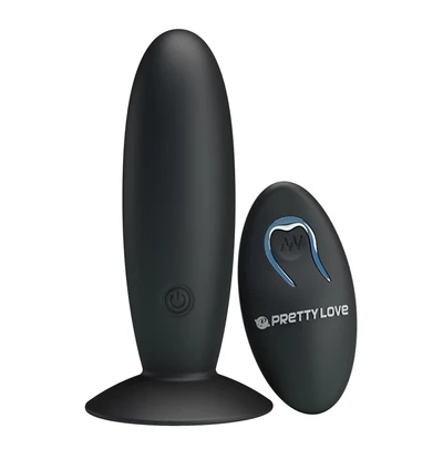 Pretty Love Remote Control Vibrating Plug 12 - Wibrujący korek analny sterowany pilotem