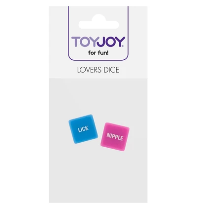 ToyJoy Basics Lovers Dice Pink/Blue - Gra erotyczna