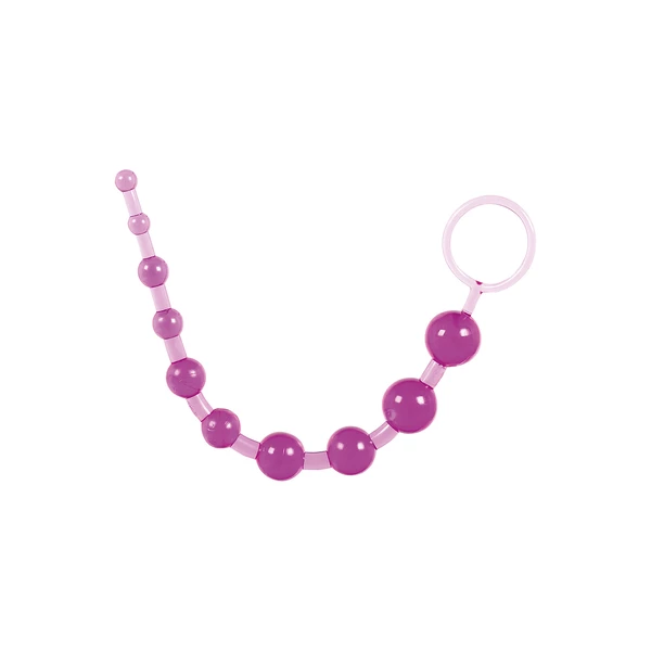 ToyJoy Thai Toy Beads Purple - Koraliki analne, fioletowe