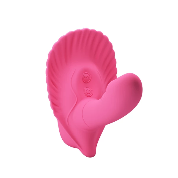 Pretty Love Fancy Clamshell 12 s - Wibrator klasyczny do używania bez rąk, z aplikacją na smartfona