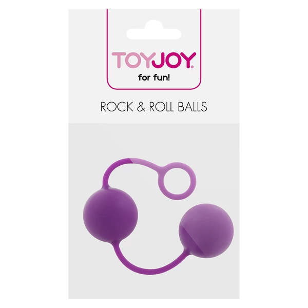 ToyJoy Rock &amp; Roll Balls Purple - Kulki gejszy