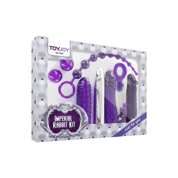 ToyJoy Imperial Rabbit Kit Dark Purple - Zestaw akcesoriów