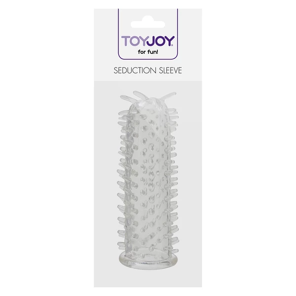 ToyJoy Basics Seduction Sleeve Clear - nakładka na penisa