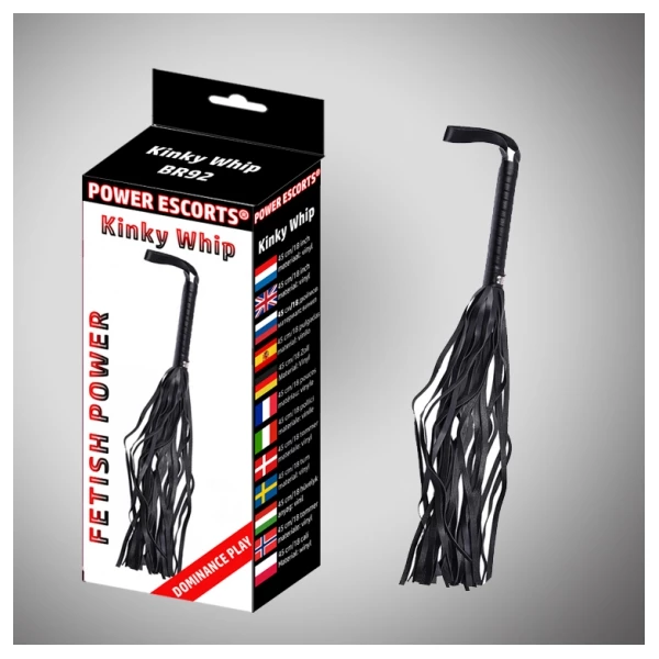 Power Escorts Kinky Whipp Black 42 Cm Whipp - Pejcz