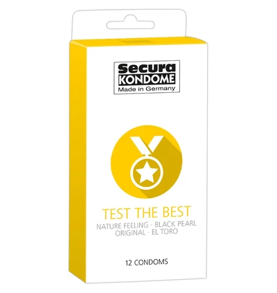 Secura Test The Best 12 szt - Prezerwatywy