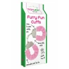ToyJoy Furry Fun Cuffs Pink Plush - Kajdanki z futerkiem, różowe