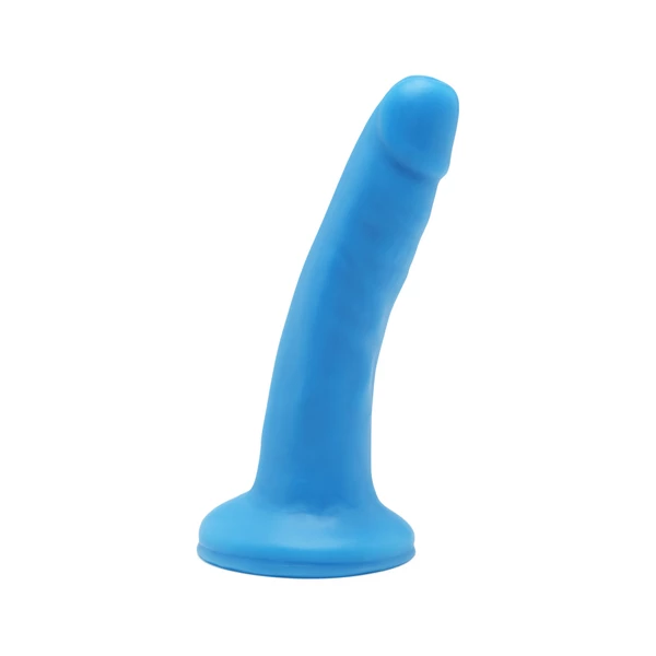 ToyJoy Happy Dicks Dong 6 Inch - Dildo klasyczne, niebieskie
